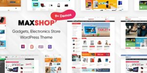 MaxShop Electronics Store Elementor WooCommerce WordPress Theme (9+ Homepages