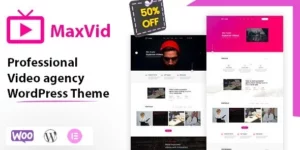 MaxVid Video Agency WordPress Theme 3.0破解版主题