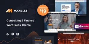Maxbizz Consulting Financial Elementor WordPress Theme 1.2.3.4破解版主题