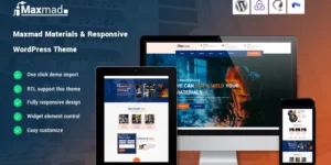 Maxmad Building Materials Responsive WordPress Theme 1.0.0破解版主题