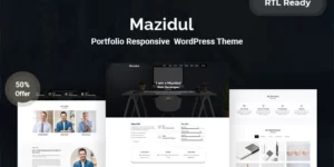 Mazidul Portfolio Responsive WordPress Theme 1.0.0破解版主题