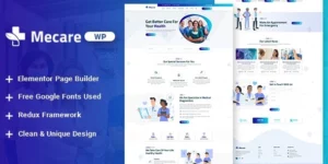 Mecare – Hospital and Health WordPress Theme 1.0破解版主题