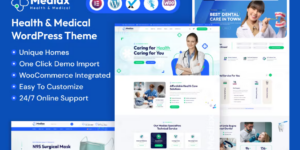 Mediax Health Medical WordPress Theme 1.0.0破解版主题