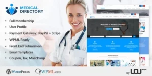 Medical Directory Hospitals Doctors Listing Theme 1.3.7破解版主题