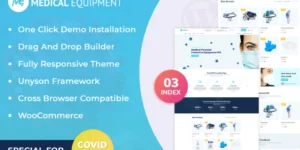 Medical Equipment eCommerce WordPress Theme 1.0.4破解版主题