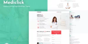 Mediclick Medical Landing Page WordPress Theme 1.0.1破解版主题