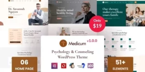 Medicum – Psychology Counseling WordPress Theme 1.0.1破解版主题