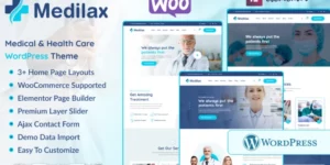 Medilax – Medical Service Health Clinic Doctor WordPress Theme 1.1破解版主题