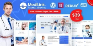 Medilink Health Medical WordPress Theme 1.7.2破解版主题