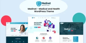 Medinet Medical and Health WordPress Theme +RTL 2.0.1破解版主题