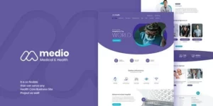 Medio Medical Organization WordPress Theme 1.0破解版主题