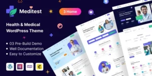 Meditest Health Medical WordPress Theme 1.0破解版主题