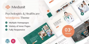 Medunit | Psychology Health Care WordPress Theme 1.0破解版主题