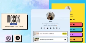 Meeek Bio Links Builder Theme 1.3破解版主题