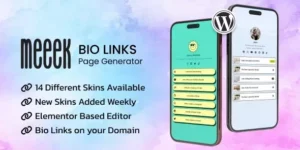 Meeek Elementor Bio Links Builder for WordPress 1.0.1破解版插件