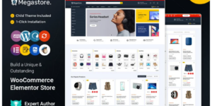 Megastore Multipurpose Elementor WooCommerce Responsive Theme 1.0.0破解版主题