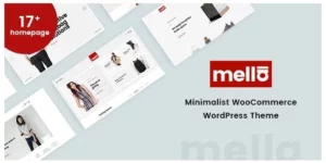 Mella Minimalist Ajax WooCommerce WordPress Theme 1.2.19破解版主题