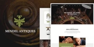 Mendel | Furniture Design Interior Restoration WordPress Theme 1.1.2破解版主题