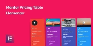 Mentor Pricing Table for Elementor 1.0.0破解版插件