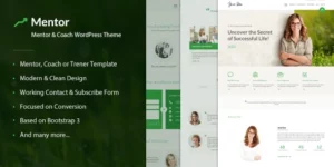 Mentor – Personal Development Coach WordPress Theme 2.3.2破解版主题
