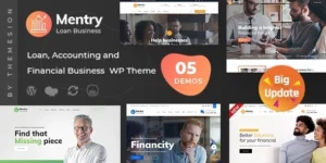 Mentry Loan and Financial WordPress Theme 2.7破解版主题