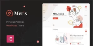 Mer’s Personal Portfolio WordPress Theme 1.0破解版主题