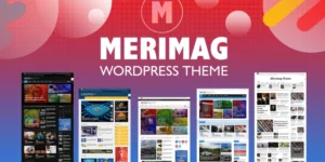 Merimag Elementor Blog Magazine and News WordPress Theme WordPress Theme 4.0.4破解版主题