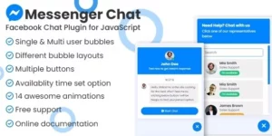 Messenger chat support WordPress Plugin 1.1.2破解版插件