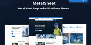 Metalsheet Metal Sheet Responsive WordPress Theme 1.0.0破解版主题