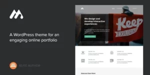 Meth A Minimal One Page Portfolio Theme 2.2.0破解版主题