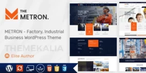 Metron Industry and Construction WordPress Theme 2.4破解版主题