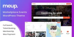Meup Marketplace Events WordPress Theme 1.7.9破解版主题