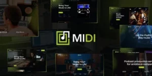 Midi Sound Music Production WordPress Theme 1.0.0破解版主题