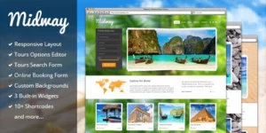 Midway Responsive Travel WP Theme 3.12破解版主题