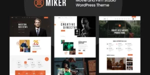 Miker Movie and Film Studio WordPress Theme 1.0.0破解版主题