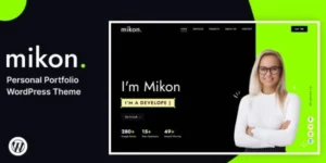 Mikon Personal Portfolio WordPress Theme 1.0破解版主题