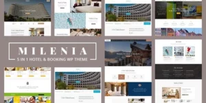 Milenia Hotel Booking WordPress Theme 1.3.2破解版主题