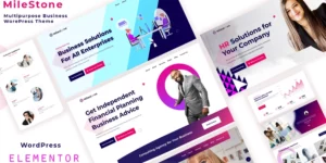 Milestone WordPress Multi Plan Business Theme WordPress Theme 1.0.0破解版主题
