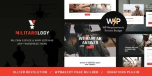 Militarology Military Service WordPress Theme 1.0.8破解版主题