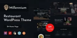 Millennium Restaurant WordPress Theme 1.0破解版主题
