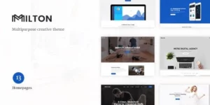 Milton | Multipurpose Creative WordPress Theme 1.2.1破解版主题