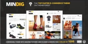 Mindig: a Flat Multipurpose Ecommerce Theme 1.9.0破解版主题