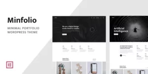 Minfolio Minimal Portfolio WordPress Theme 1.0.2破解版主题