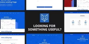 Minfox Software Landing Page 1.4.8破解版主题