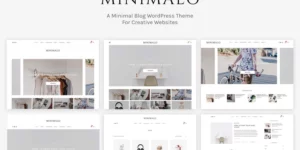 Minimalo A Minimal Blog WordPress Theme for Creative Websites 1.0.7破解版主题