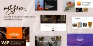 Mission Church Religion Multipurpose WordPress Theme 1.3.1破解版主题