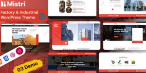 Mistri – Factory Industrial WordPress Theme 1.0破解版主题