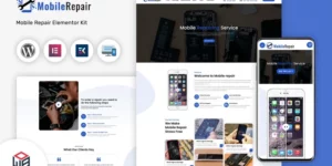 MobileRepair Mobile Repair Computer Services WordPress Template WordPress Theme 1.0破解版主题