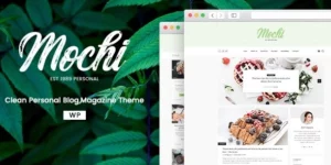 Mochi A Clean Personal WordPress Blog Theme 1.0.2破解版主题