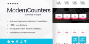 Modern Counters Addon for WPBakery Page Builder 1.1.0破解版插件